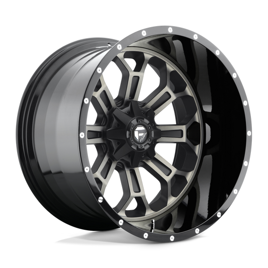 Fuel D561 CRUSH GLOSS MACHINED DOUBLE DARK TINT