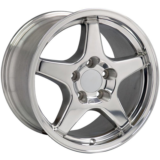 OE WHEELS CV01 17x9.5 5X120.65 56 POLISHED