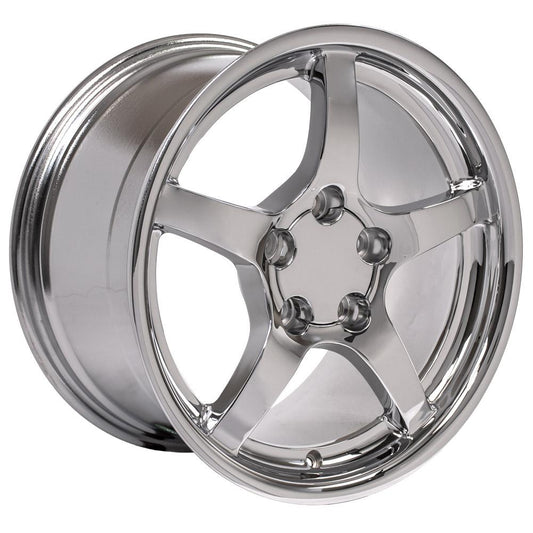 OE WHEELS CV05 17x9.5 5X120.65 54 CHROME