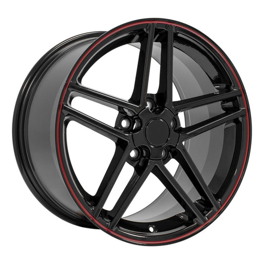 OE WHEELS CV07 18x9.5 5X120.65 56 GLOSS BLACK