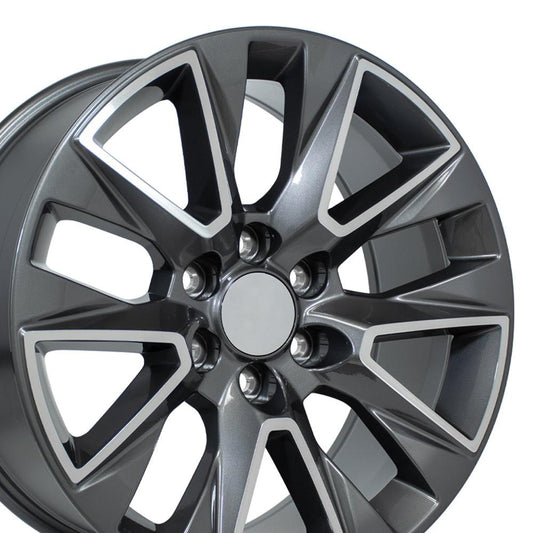 OE Wheels CV26 Wheel Gloss Gunmetal Machined