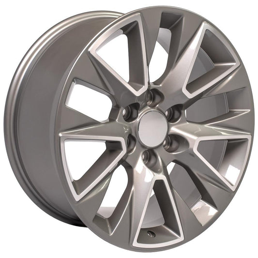OE WHEELS CV26 20x9 6X139.7 28 SILVER MACHINED