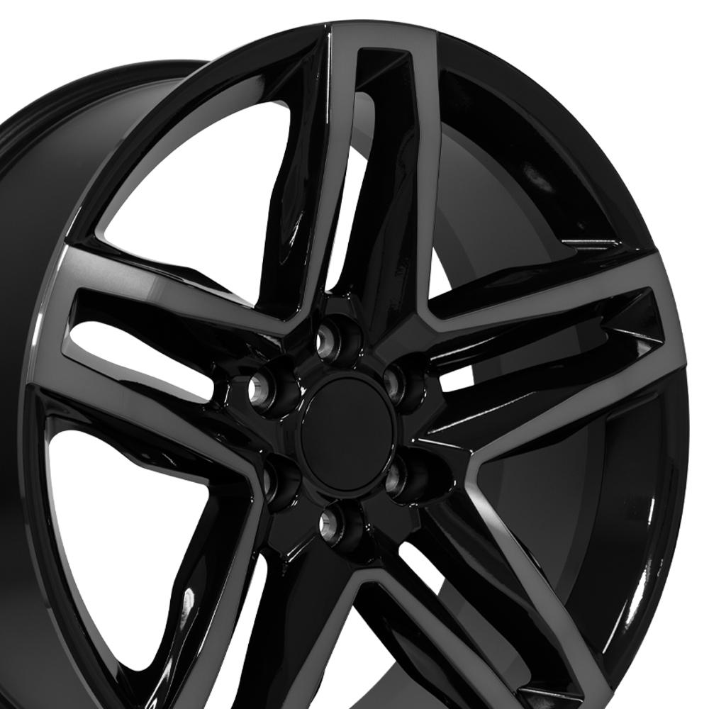 OE Wheels CV34B Wheel Gloss Black Machined with Tinted Clear