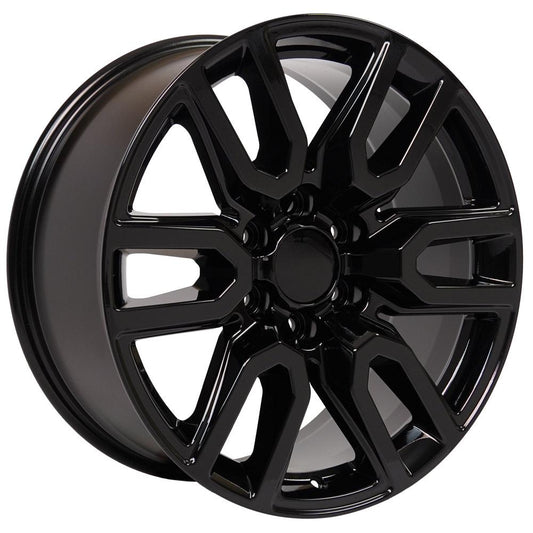 OE WHEELS CV36 20x9 6X139.7 24 GLOSS BLACK