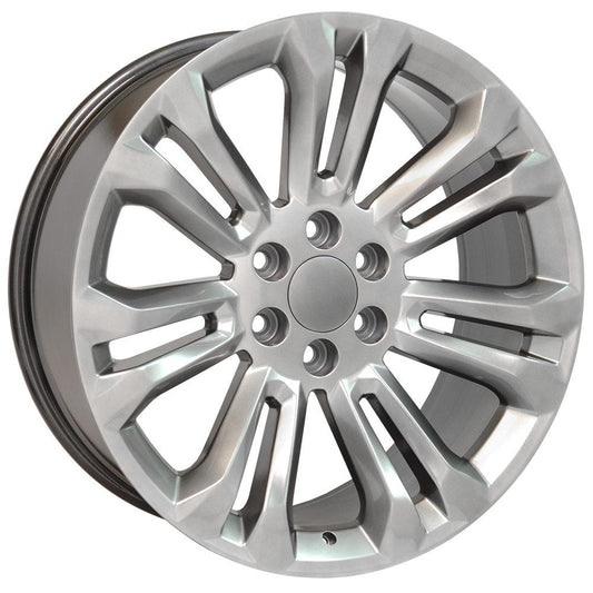 OE WHEELS CV43 22x9 6X139.7 24 HYPER BLACK