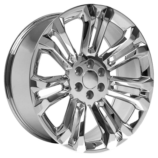 OE WHEELS CV43 24x10 6X139.7 24 CHROME