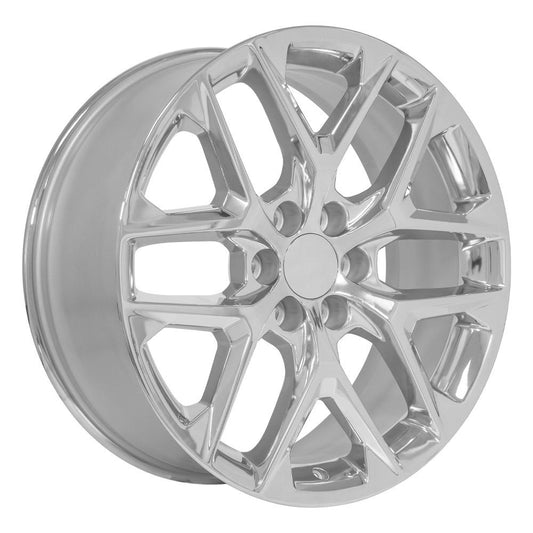 OE WHEELS CV62 22x9 6X139.7 28 CHROME