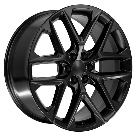OE WHEELS CV62 24x10 6X139.7 28 GLOSS BLACK