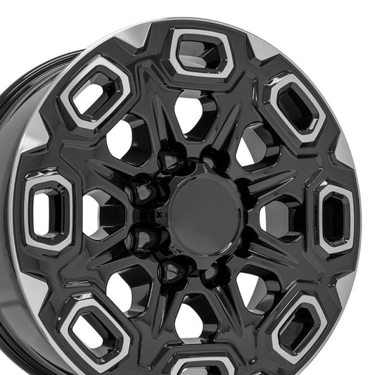 OE Wheels CV64 Black Machined