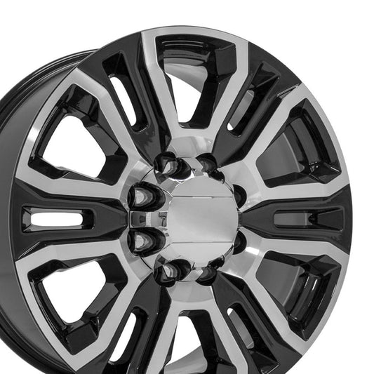 OE Wheels CV70 Black Machined