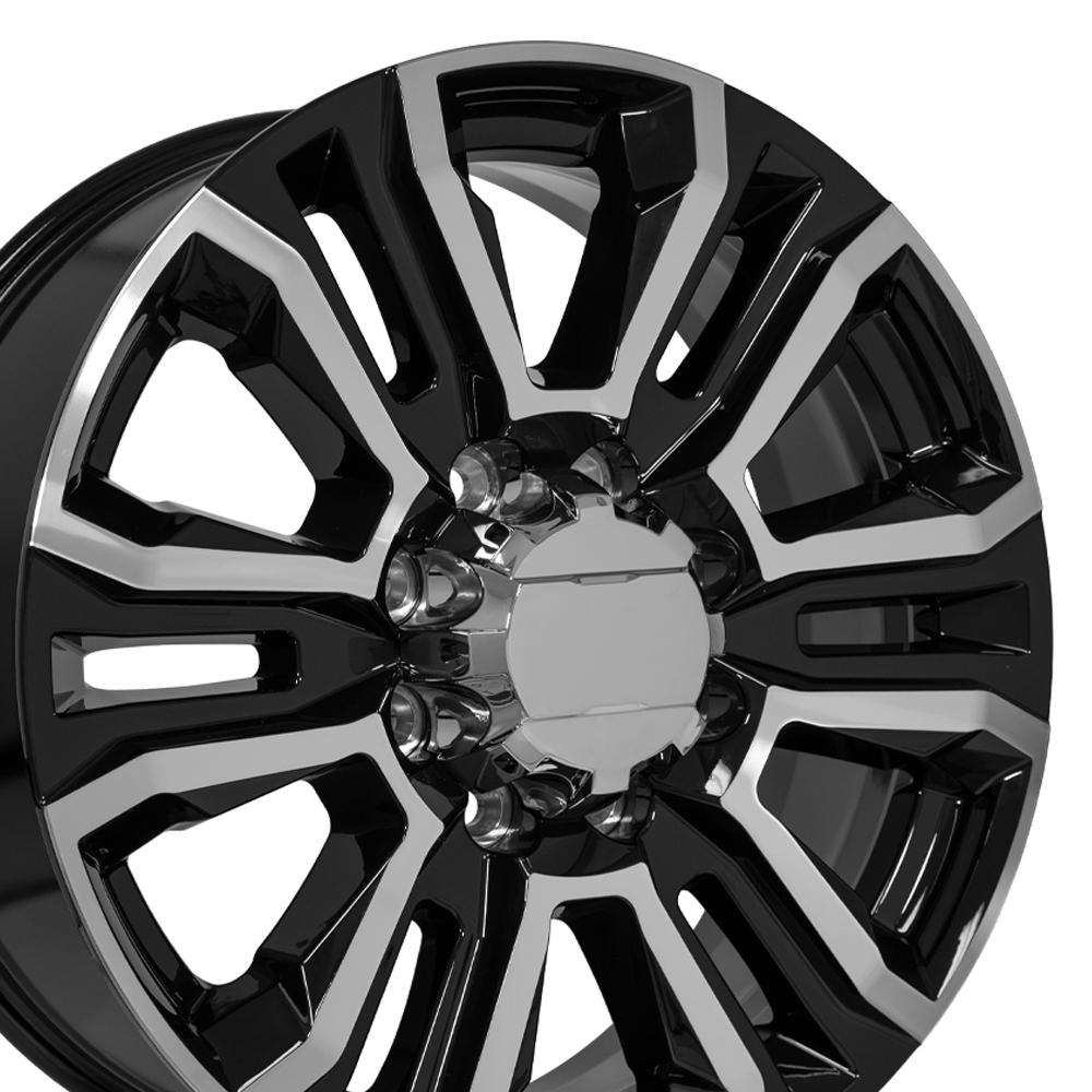 OE Wheels CV70B Wheel Gloss Black Machined