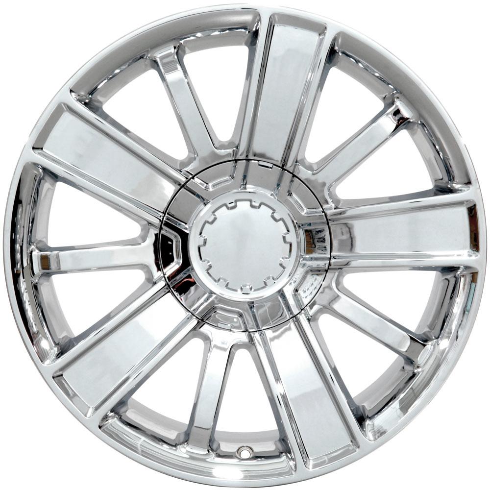 OE WHEELS CV77 20x9 6X139.7 27 CHROME