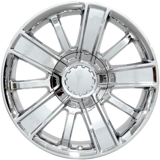OE WHEELS CV77 20x9 6X139.7 27 CHROME
