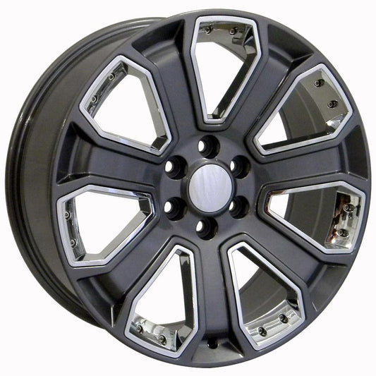 OE WHEELS CV93 22x9 6X139.7 31 GUNMETAL