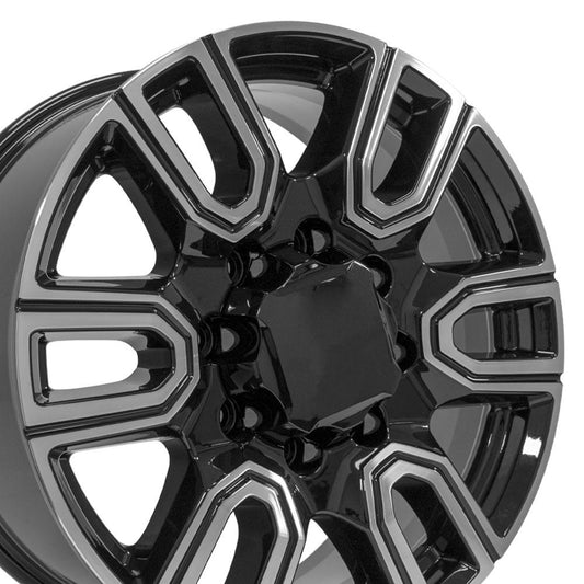 OE Wheels CV96 Black Machined