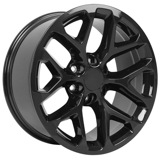 OE WHEELS CV98 20x9 6X139.7 27 GLOSS BLACK