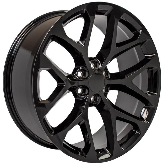 OE WHEELS CV98 24x10 6X139.7 24 GLOSS BLACK