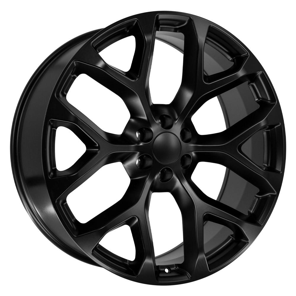 OE WHEELS CV98 26x10 6X139.7 24 SATIN BLACK