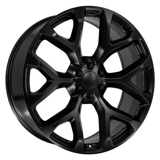 OE WHEELS CV98 26x10 6X139.7 24 SATIN BLACK
