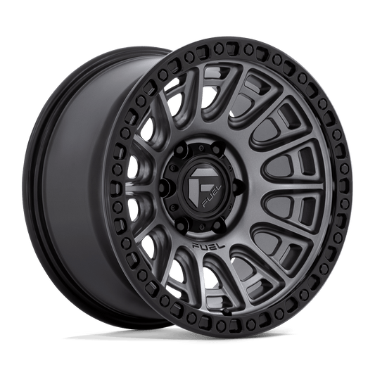 Fuel D835 CYCLE MATTE GUNMETAL WITH BLACK RING