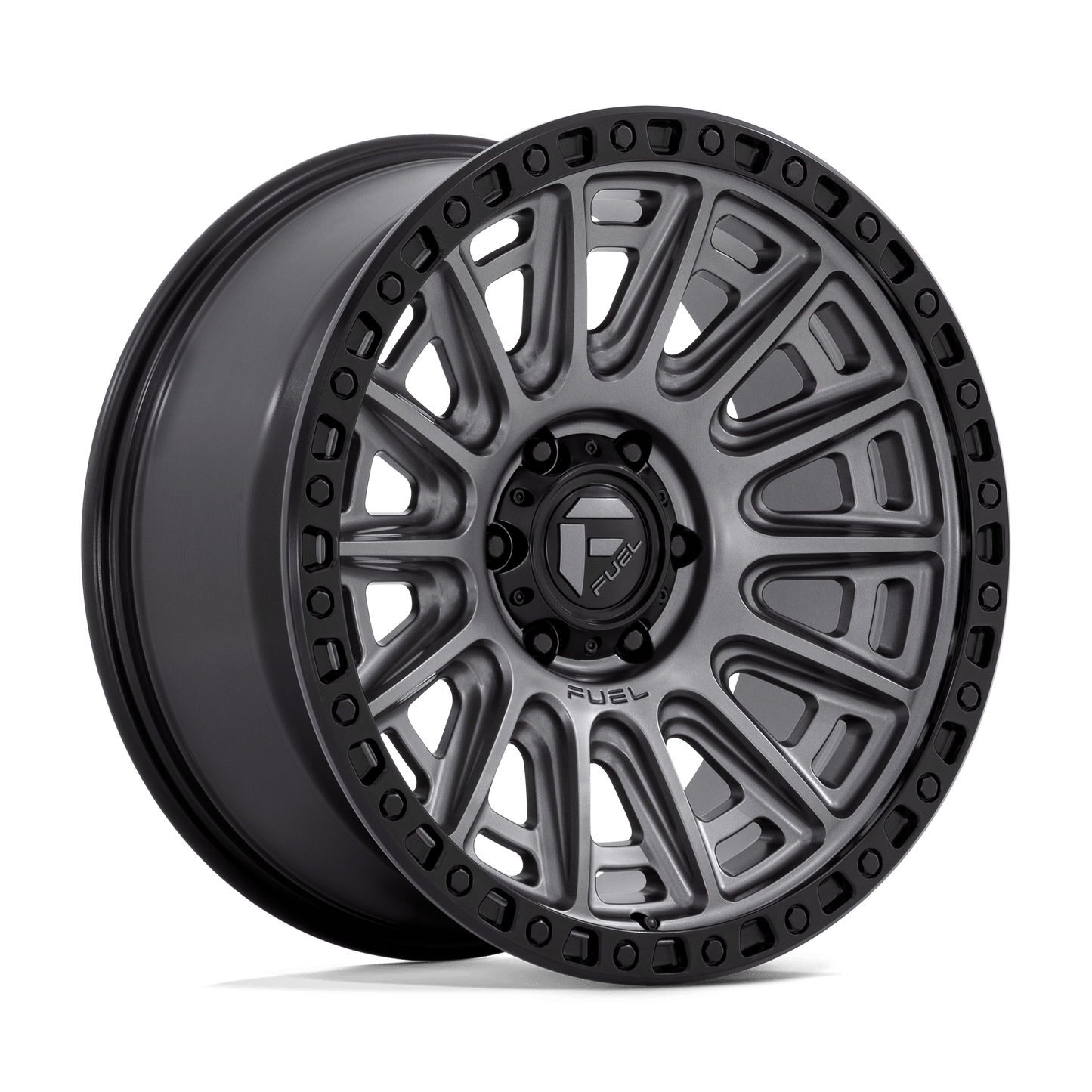 Fuel D835 CYCLE MATTE GUNMETAL WITH BLACK RING
