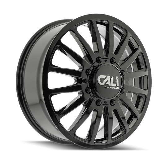 Cali Off-Road Summit Dually 9110D Front Custom Wheel Gloss Black