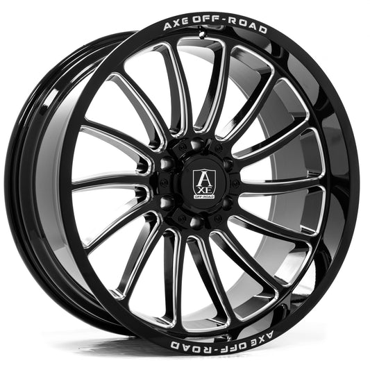 Axe CHRONUS Custom Wheel Gloss Black Milled