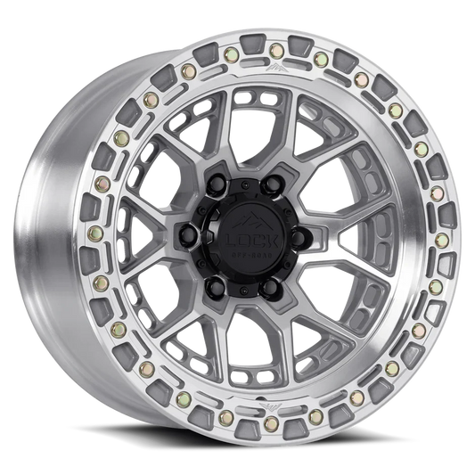 LOCK OFF-ROAD COMMANDO WHEELS MACHINE FACE POLISH