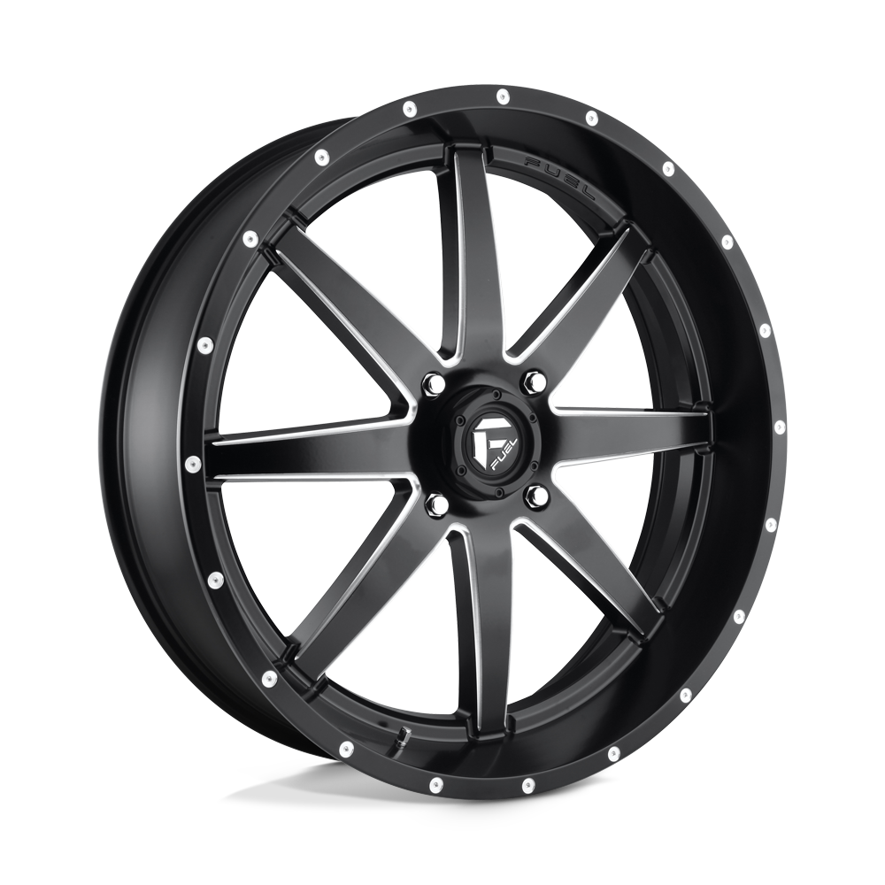 Fuel UTV D538 MAVERICK MATTE BLACK MILLED