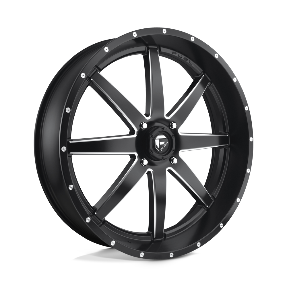 Fuel UTV D538 MAVERICK MATTE BLACK MILLED