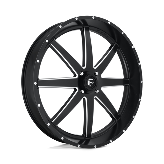 Fuel UTV D538 MAVERICK MATTE BLACK MILLED