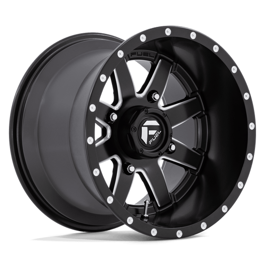 Fuel UTV D538 MAVERICK MATTE BLACK MILLED
