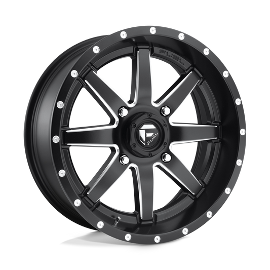 Fuel UTV D538 MAVERICK MATTE BLACK MILLED