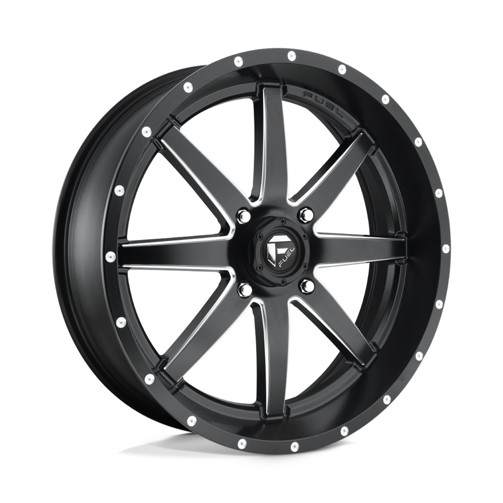 Fuel UTV D538 MAVERICK MATTE BLACK MILLED