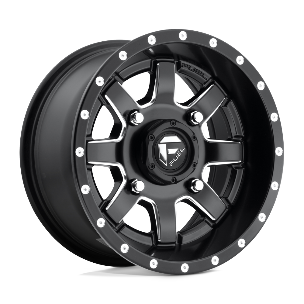 Fuel UTV D538 MAVERICK MATTE BLACK MILLED