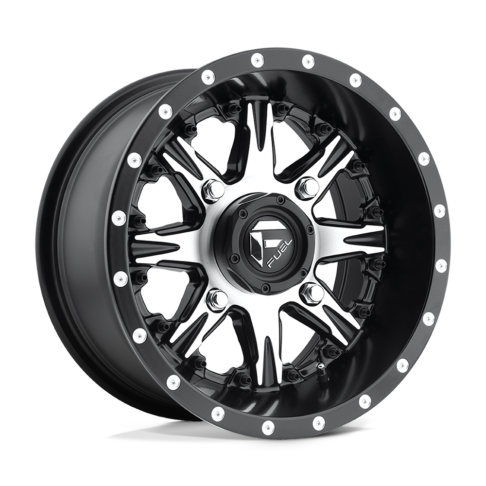 Fuel UTV D541 NUTZ UTV MATTE BLACK MACHINED
