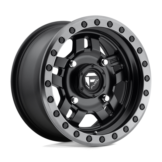 Fuel UTV D557 ANZA MATTE BLACK GUN METAL RING