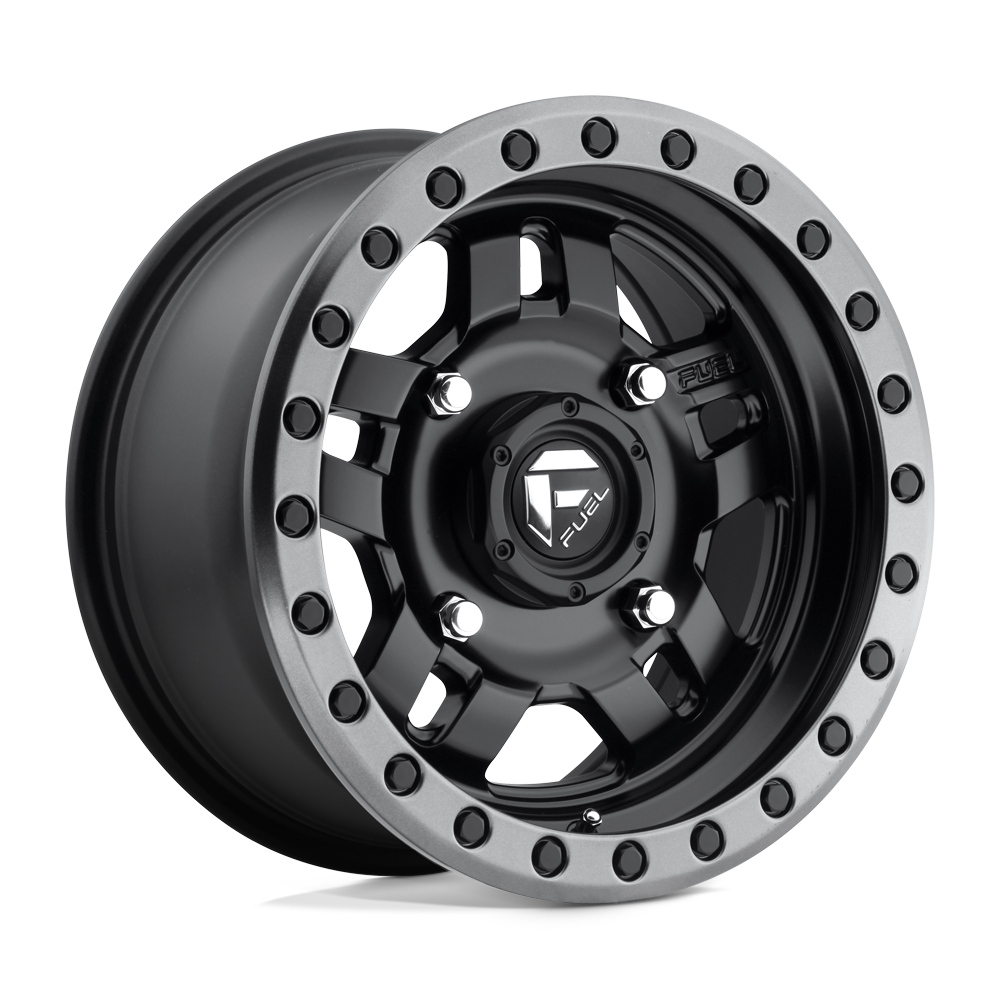 Fuel UTV D557 ANZA MATTE BLACK GUN METAL RING