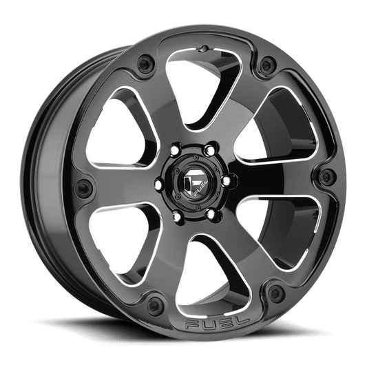 Fuel D562 BEAST GLOSS BLACK MILLED