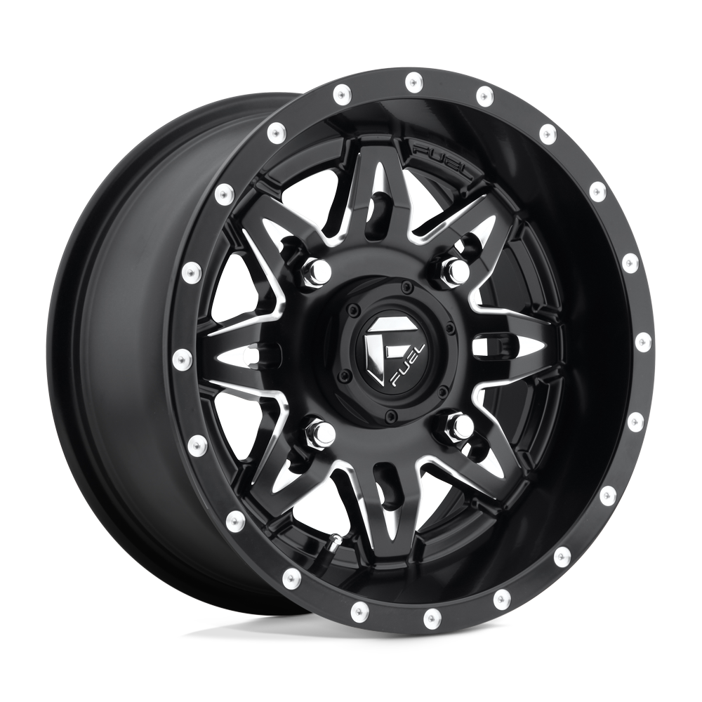 Fuel UTV D567 LETHAL MATTE BLACK MILLED