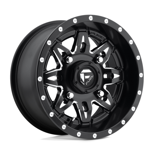 Fuel UTV D567 LETHAL MATTE BLACK MILLED
