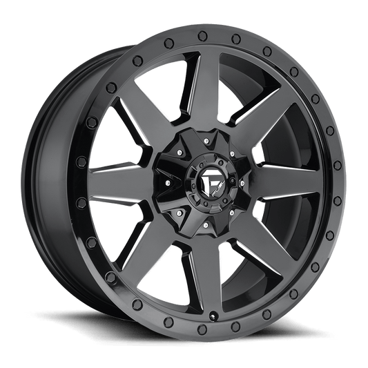 Fuel D597 WILDCAT GLOSS BLACK MILLED