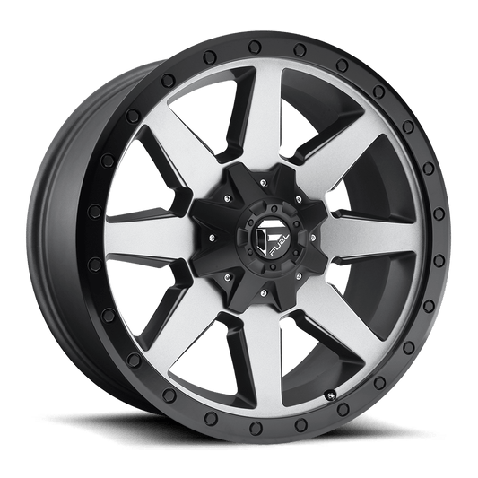 Fuel D599 WILDCAT MATTE GUN METAL BLACK BEAD RING