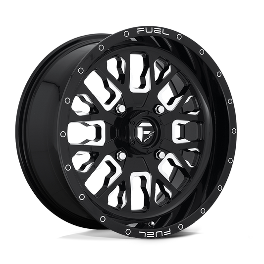 Fuel UTV D611 STROKE GLOSS BLACK MILLED