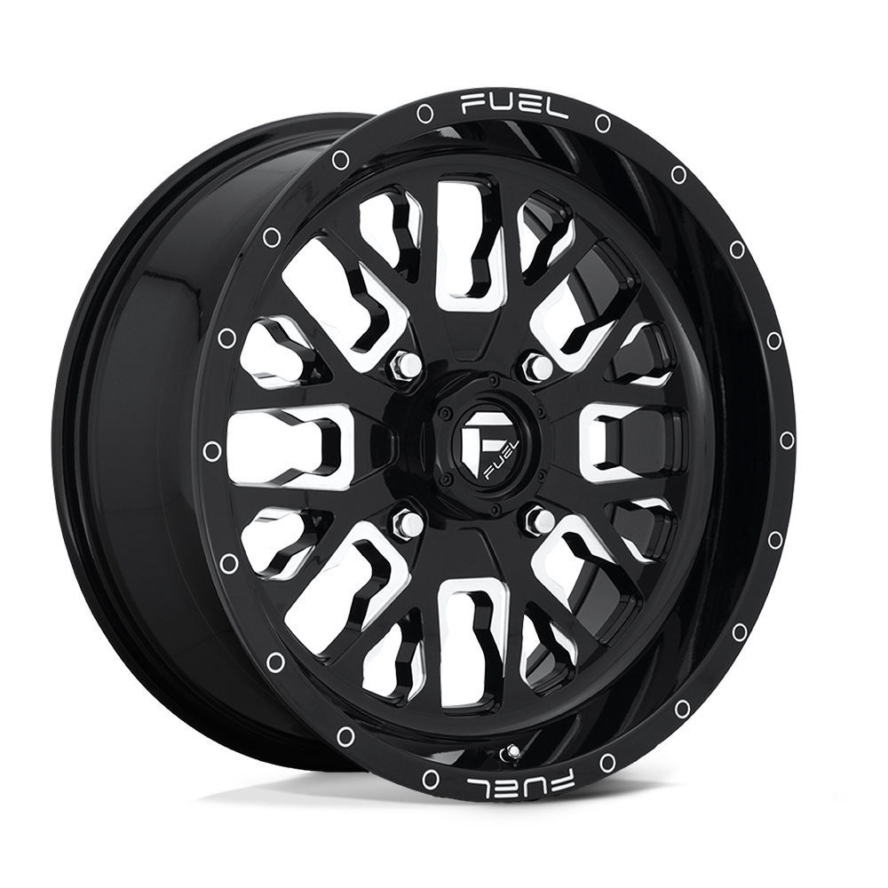 Fuel UTV D611 STROKE GLOSS BLACK MILLED