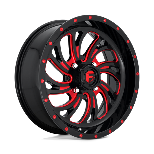Fuel UTV D642 KOMPRESSOR GLOSS BLACK RED TINTED CLEAR