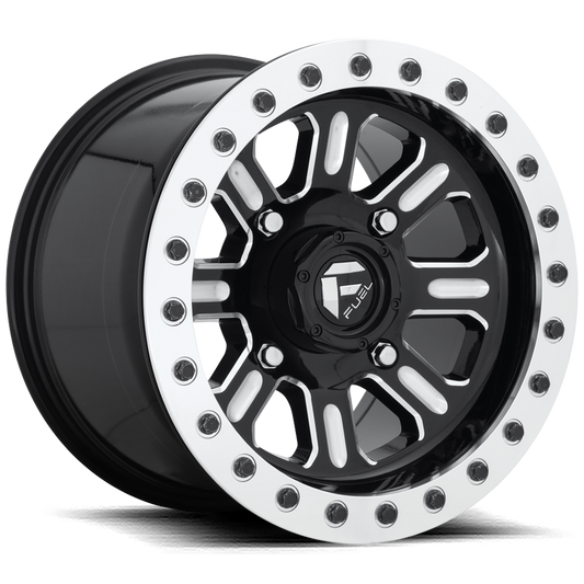 Fuel UTV D910 HARDLINE BEADLOCK GLOSS BLACK MILLED