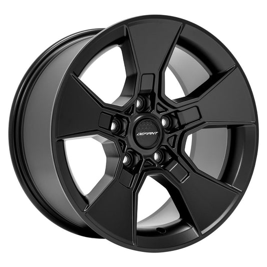DEFIANT DF02 17x8.5 5X127 12 SATIN BLACK