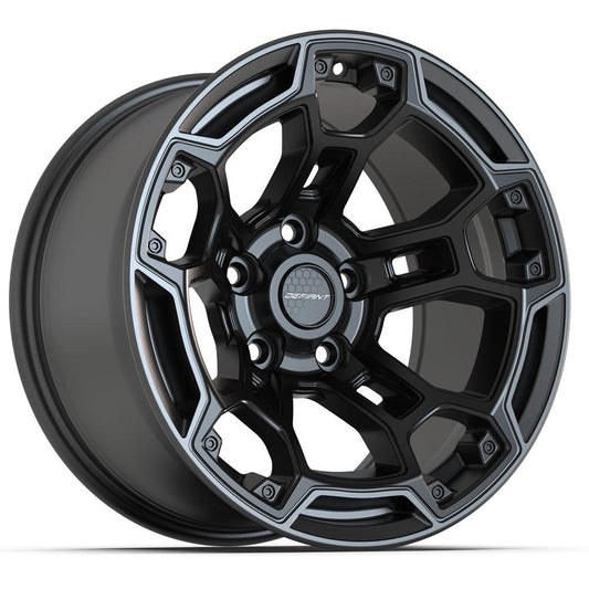 DEFIANT DF03B Wheel Satin Black with Dark Satin Charcoal 2-Tone