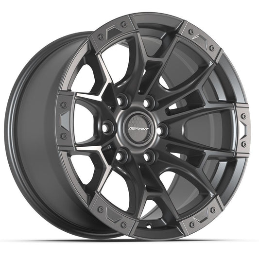 DEFIANT DF04 17x9 6X135 12 DARK SATIN CHARCOAL